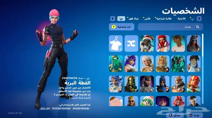 حساب فورت نايت وايلد كات 4