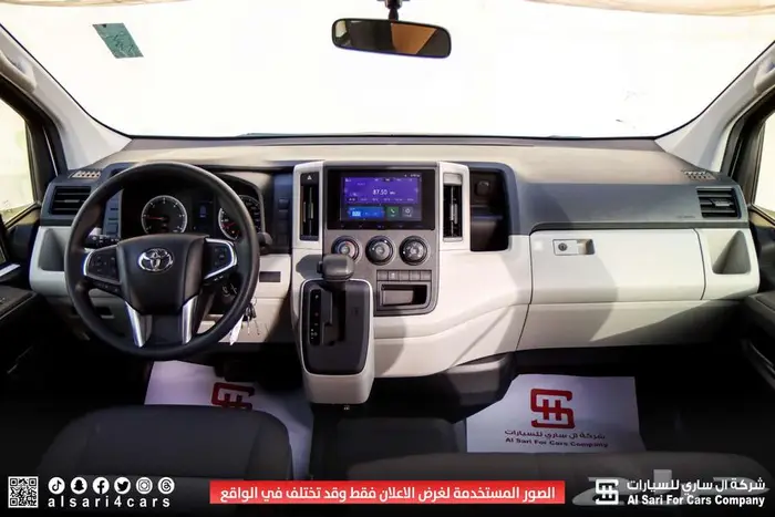 تويوتا فان بضاعة ديزل أوتوماتيك باب مفصلي للشنطة 2025 13