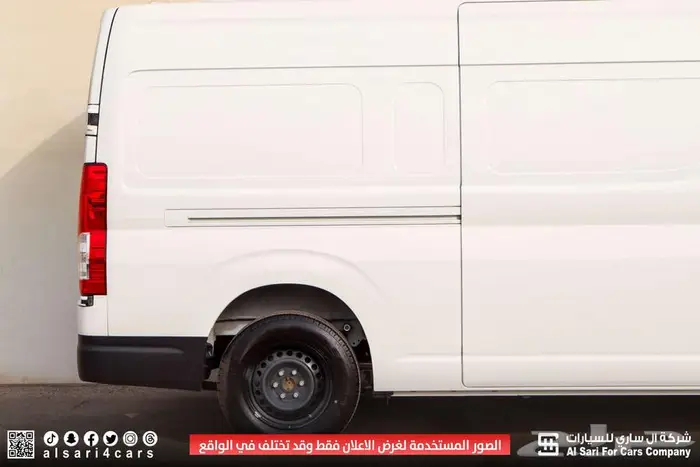تويوتا فان بضاعة ديزل أوتوماتيك باب مفصلي للشنطة 2025 3