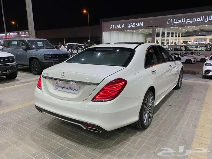 مرسيدس اس 400 2014 ابيض ماشيه 180الف كم 27
