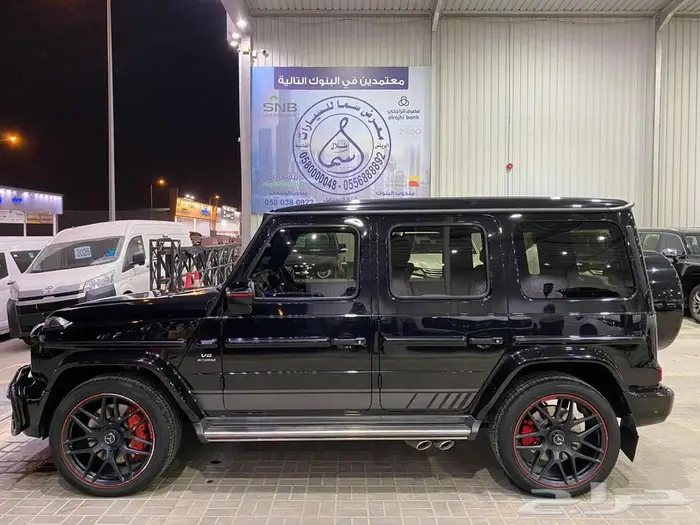 مرسيدس G63 موديل 2019 اسود ماشيه 150الف كم 24