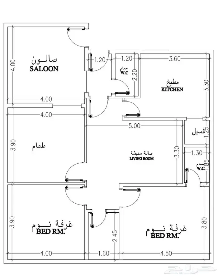 شقق وملاحق حي النزهه 1