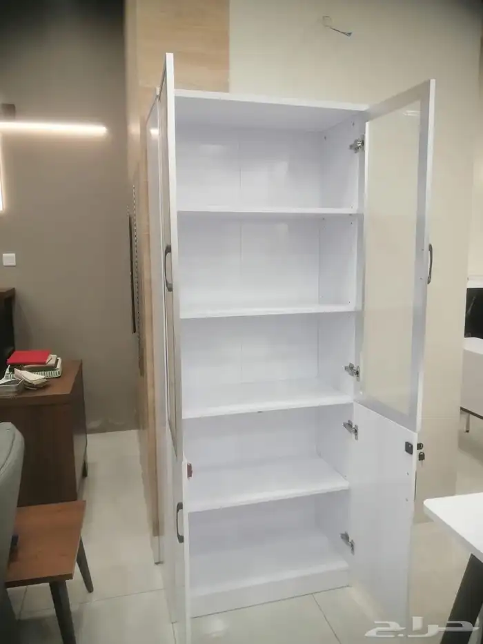 طاولة مكتب بيضاء حديثة بأحجام مختلفة 14