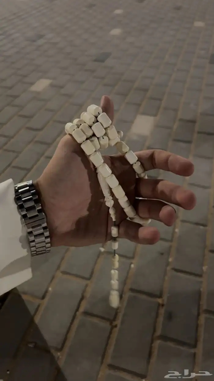 مسباح سبحة عظم جمل طبيعي 0