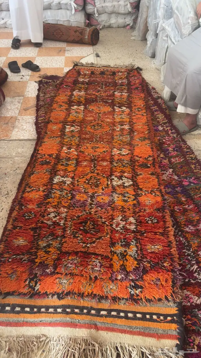 مدات عراقية مخزنة شغل يدوي صوف طويل نظيفة مقاس .1.3 0