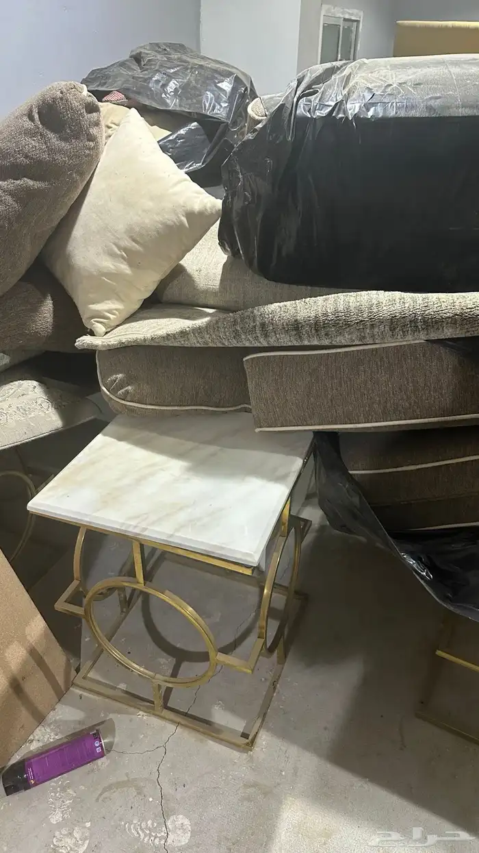 اثاث كنبات مجلس للبيع جديده وقديمه مجموعة للبيع 4