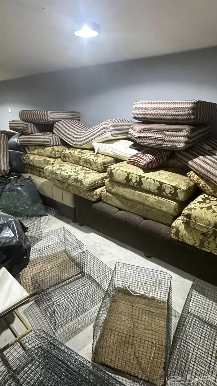 اثاث كنبات مجلس للبيع جديده وقديمه مجموعة للبيع 9