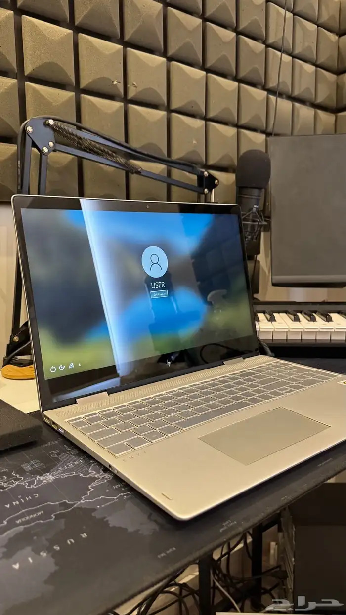 كمبيوتر HP مواصفات عاليه وشاشة لمس 360 درجة 0