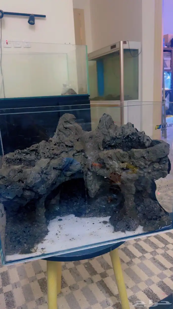 حوض أكواريوم بنظام الكهف   تصميم مميز وفريد 13