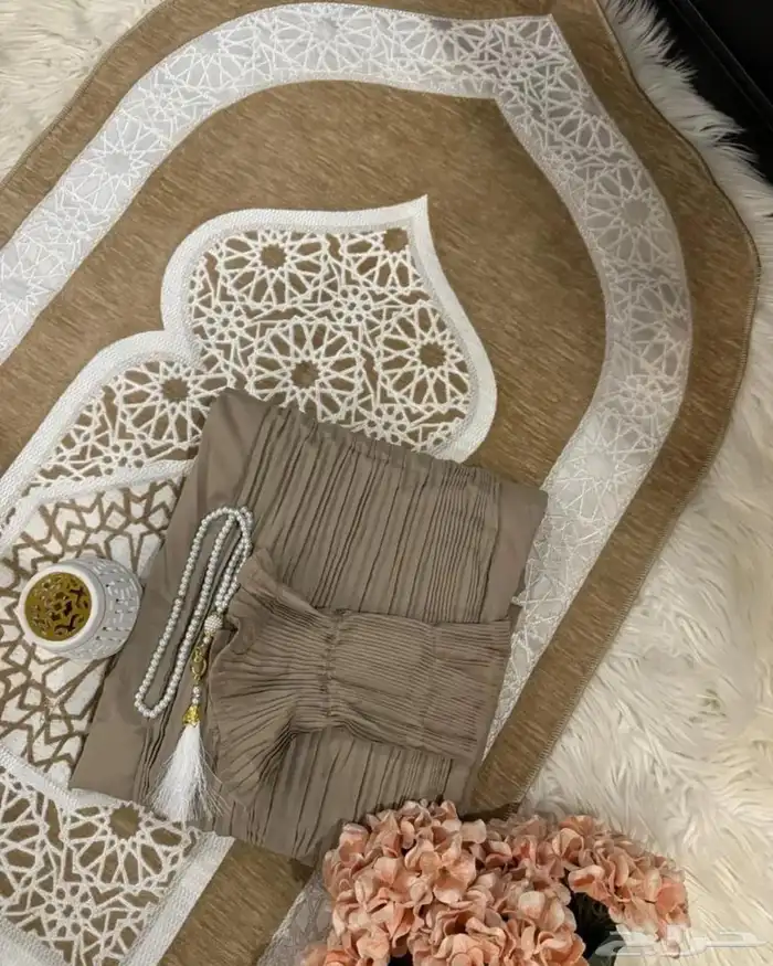شرشف صلاه وسجاده متوفره جميع الألوان 7