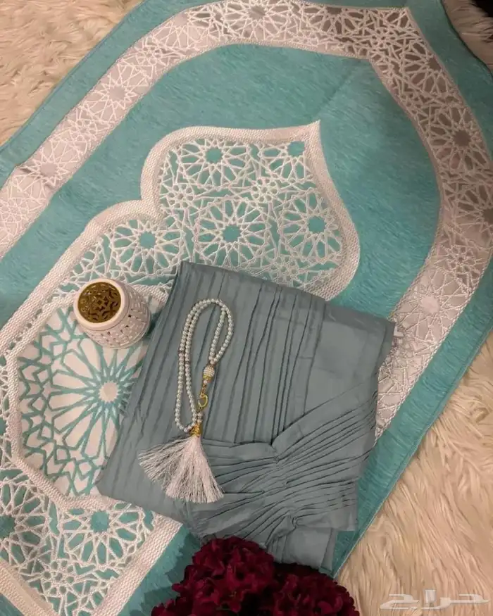 شرشف صلاه وسجاده متوفره جميع الألوان 5