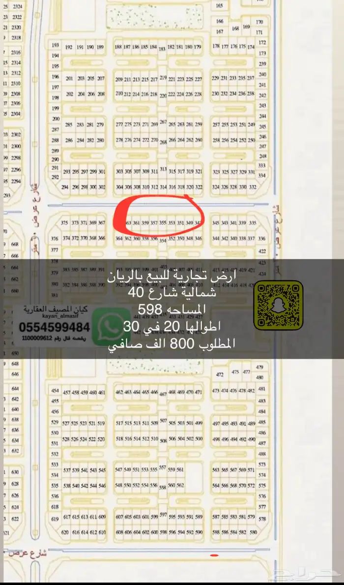 للبيع اراضي تجاري جميع الاحياء 3