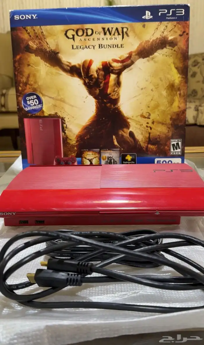 PS3 Super Slim God of War Edition جهاز 1