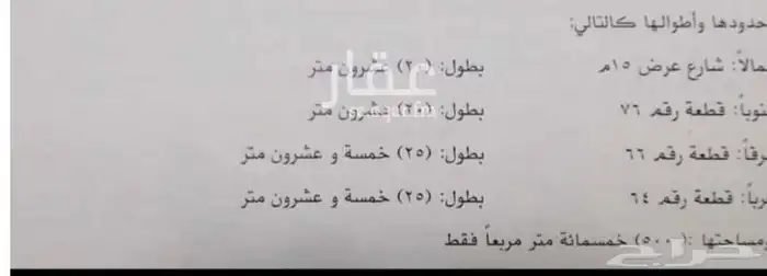 أرض بالشرايع داخل حد الحرم أمام مسجد 0