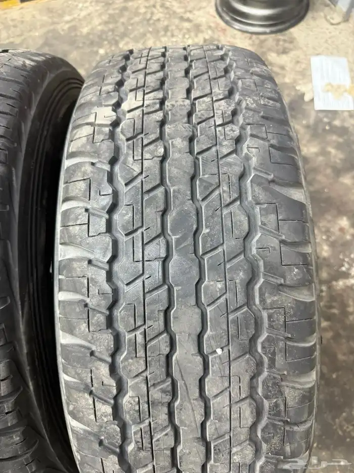 275 65 17 كفرات دنلوب مستخدمة نضيفة مشروطة 0