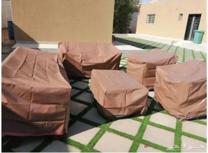 طربال طقم سبعة اشخاص حديد او خشب 0