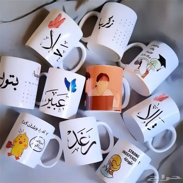 طباعه صور واسماء على الاكواب 3