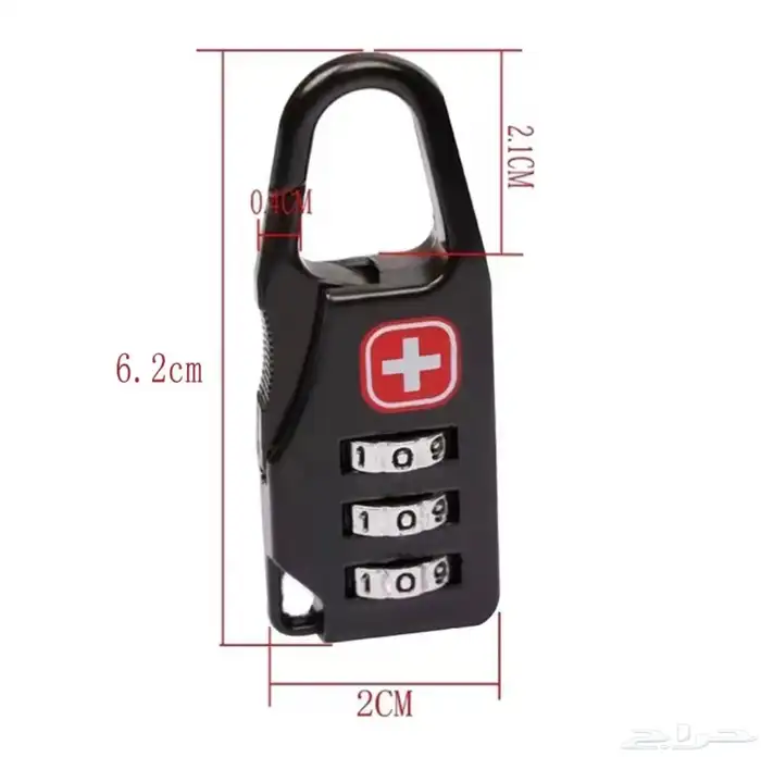 قفل صغير رقمي مناسب لشنط السفر و النادي والأسلحة lock 4