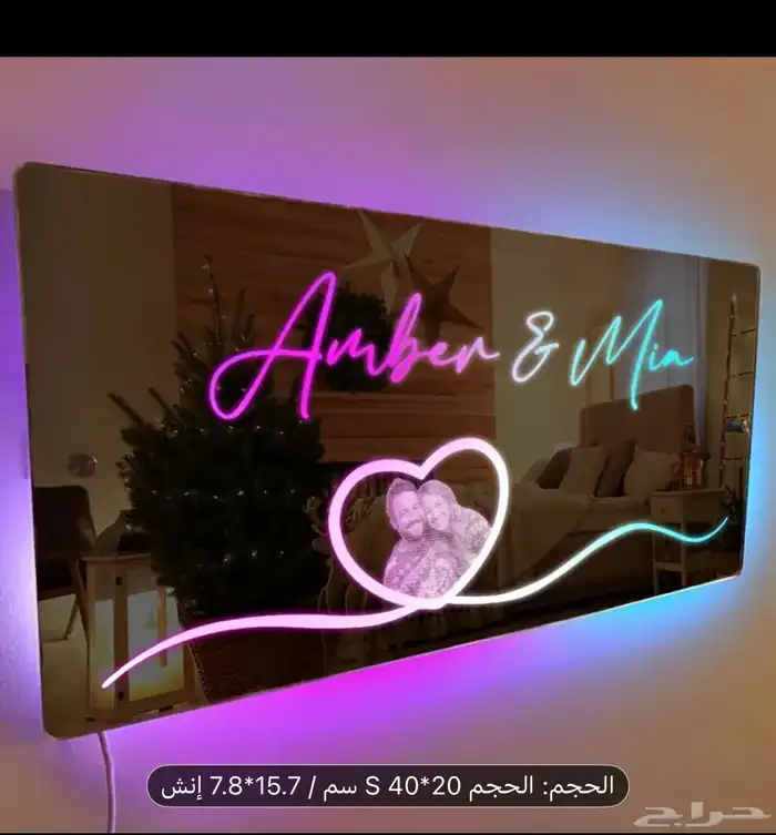 نيون كلادينج طباعه حروف كل الألوان نيون 18