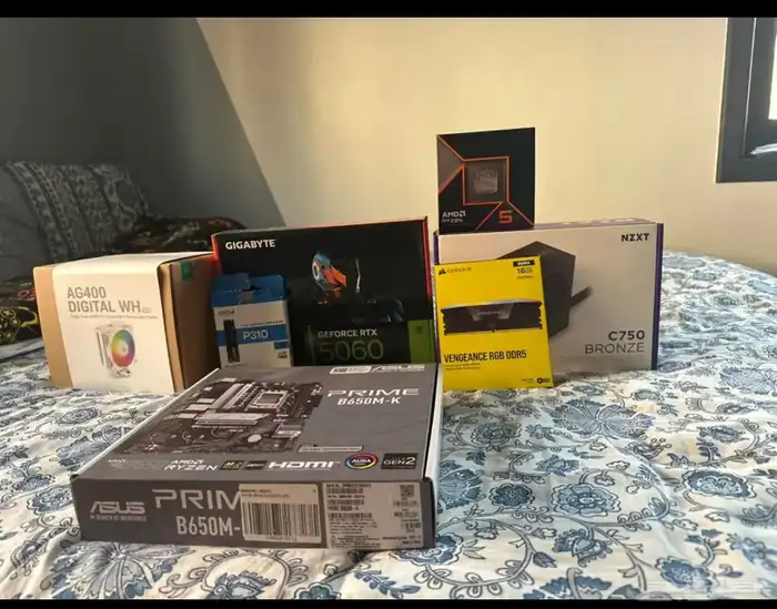 pc العاب rtx5060 ryzen5 9600x 1