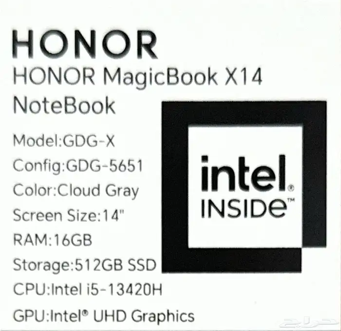 لابتوب هونر   HONOR Magic book X14 Laptop 0