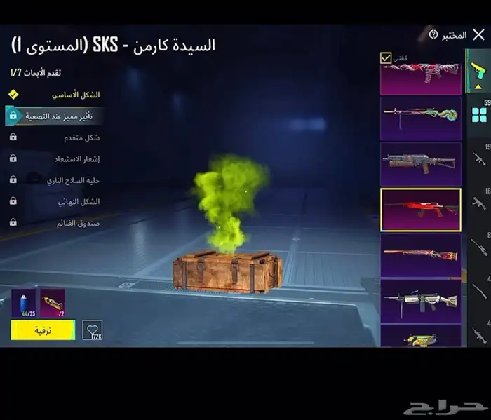 حساب ببجي 17