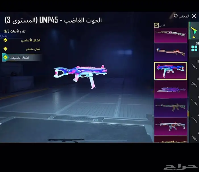 حساب ببجي 25