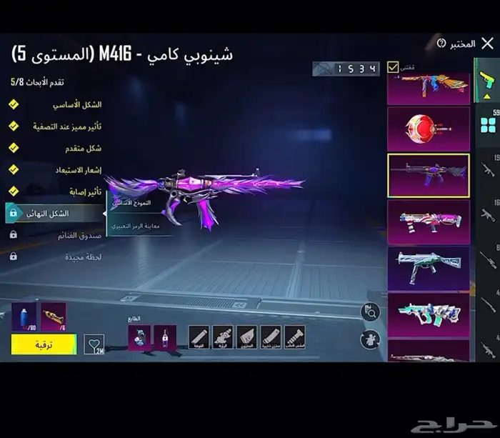 حساب ببجي 24
