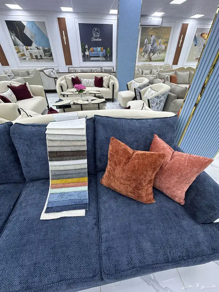 كنب حرف L نظام اشلي أمريكي ضمان خمس سنوات 2