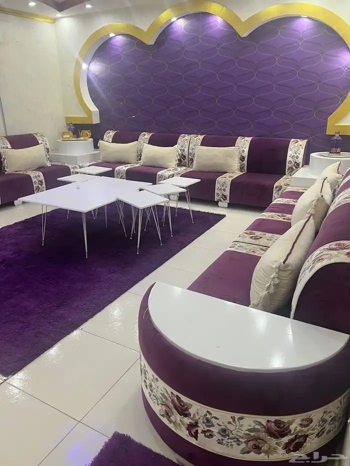 كنب 8 قطع مع طولات 1
