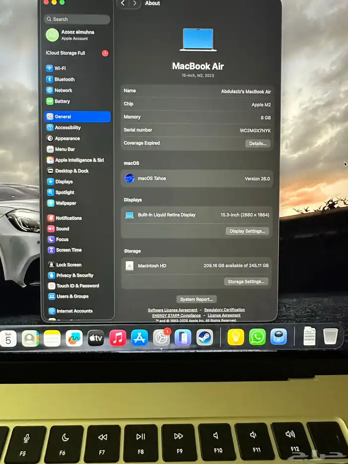 ماك بوك اير m2 2