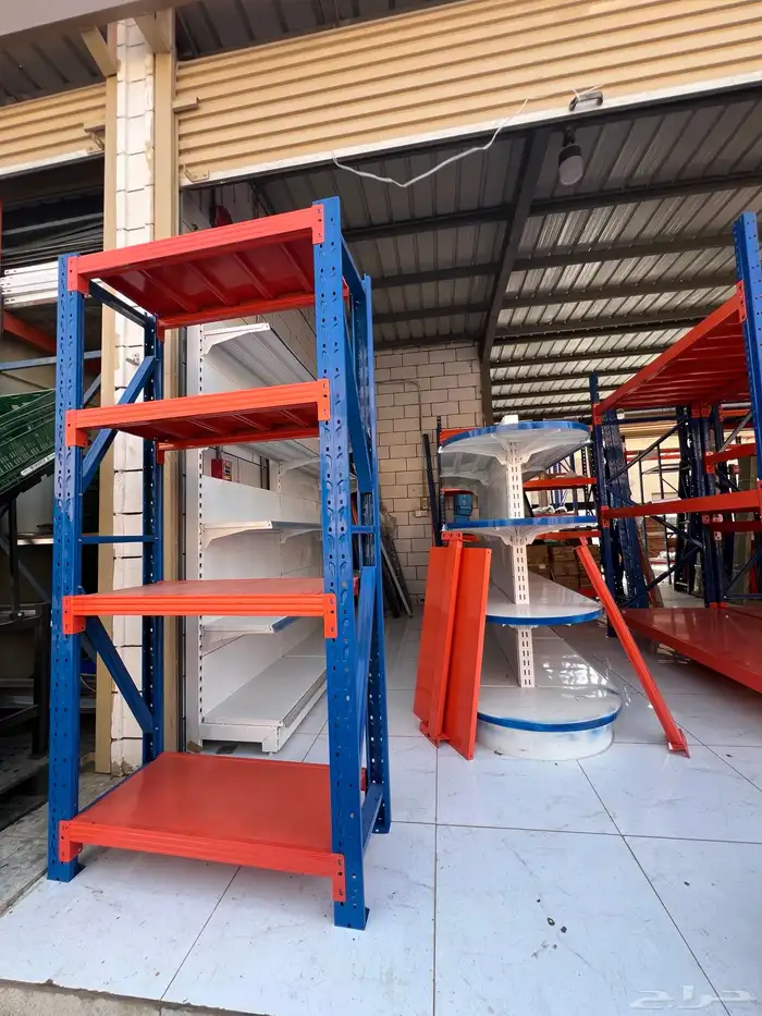 رفوف تخزين. رفوف بقاله رفوف محلات رفوف مستودعات 1