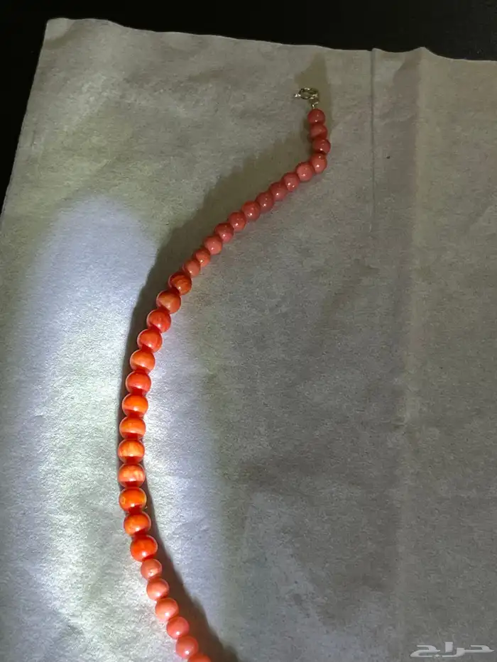 أحجار كريمه طبيعي ومسباح اصلي وفضه ايطالي عيار 925 26