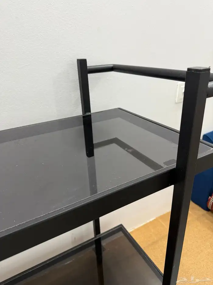 طاولة تروللي زجاج 4