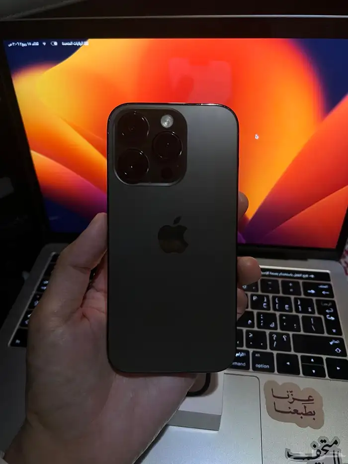 ايفون 14 برو 256 جيجا لون اسود مستعمل 1
