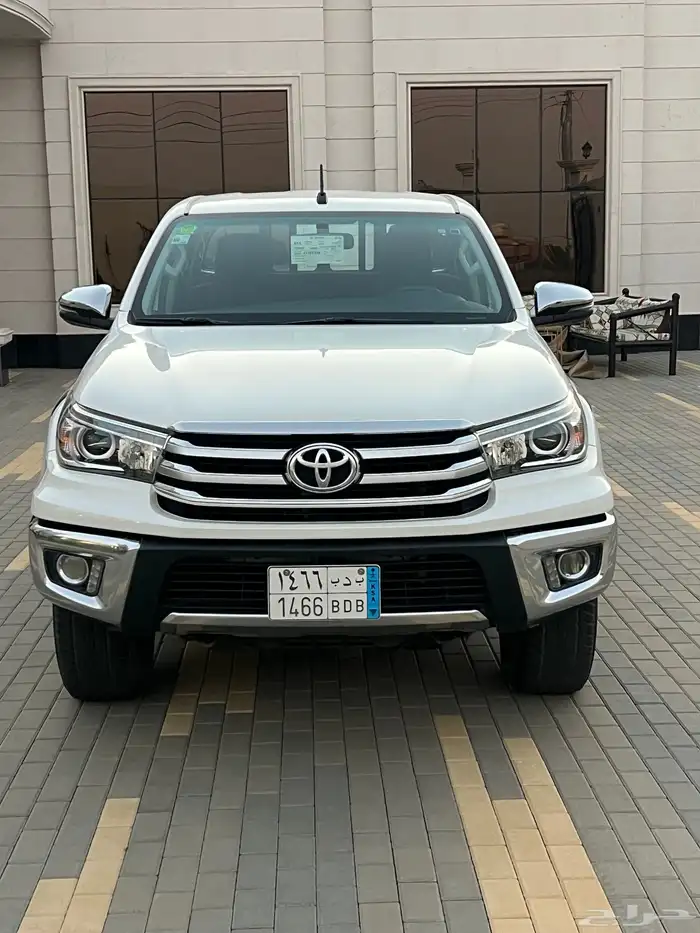 هايلوكس 2018 دبل بنزين قير عايدي ماشيه 65 الف فقط 0