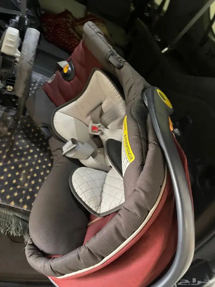 عربيه اطفال مع كرسي سياره 2