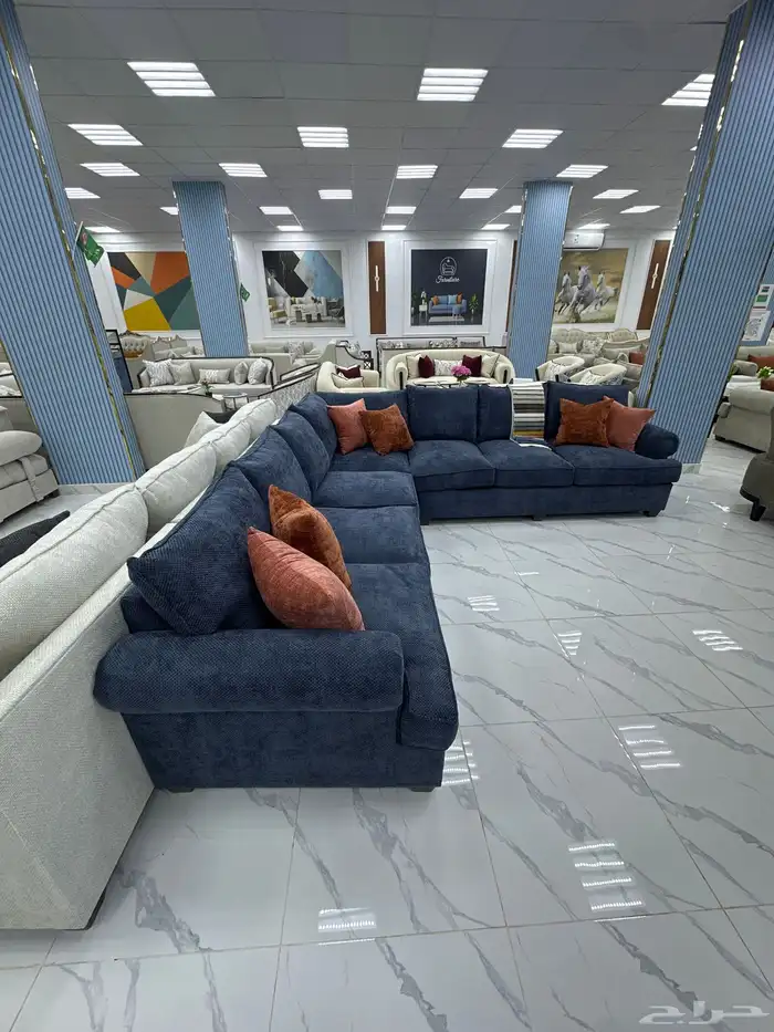 كنب حرف L نظام اشلي أمريكي ضمان خمس سنوات 1