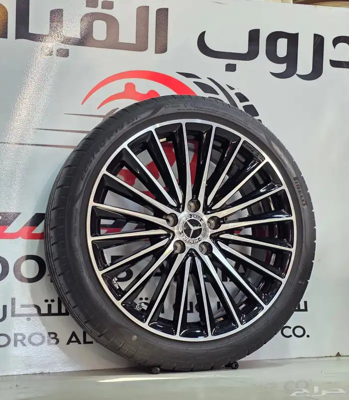 جنوط مرسيدس C200 2024-2025 اصلي وكاله بكفراتها 2