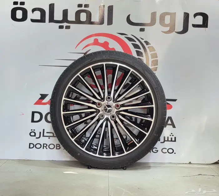 جنوط مرسيدس C200 2024-2025 اصلي وكاله بكفراتها 1
