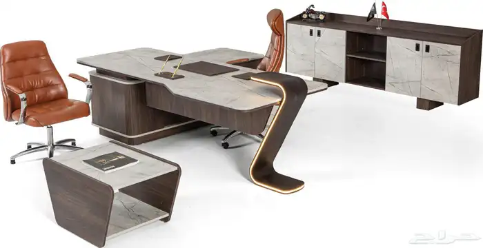 مودرن مكتب العمل اجتماع الاستقبال كنب كرسي مكتب مدراء طقم 55