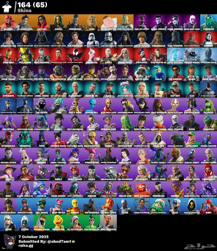 حساب فورت 164 سكن 4