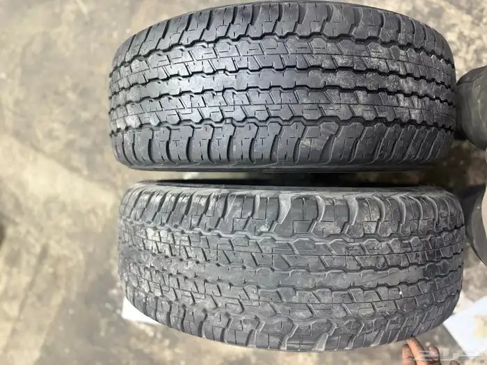 275 65 17 كفرات دنلوب مستخدمة نضيفة مشروطة 2