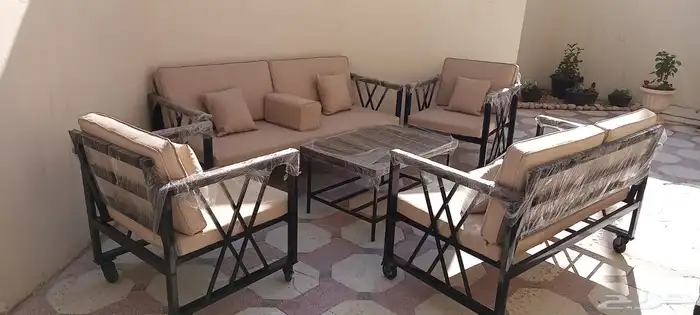 جلسة مودرن استراحات حوش حدائق جلسات خارجية 0