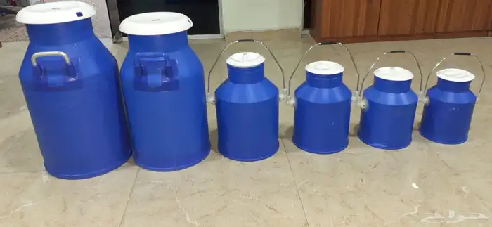 سطول بلاستك لحفظ ونقل وتخزين الحليب والمواد الغذائيه 10
