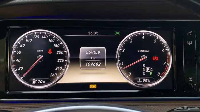 مرسيدس S400 2014 عداد قليل نظيف 23