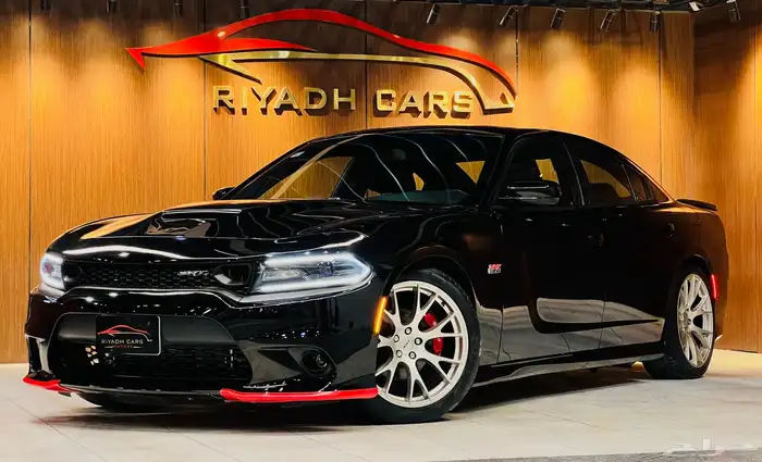 دودج تشارجر 2015 سعودي V6 ( بحاله ممتازه) 2