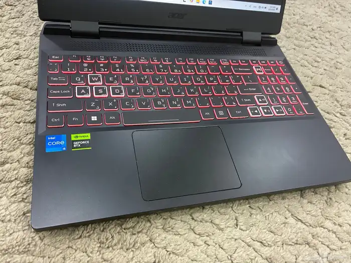 لابتوب قيمنج وتصاميم معالج Core i5 نظيف كارت شاشه RTX2050 8
