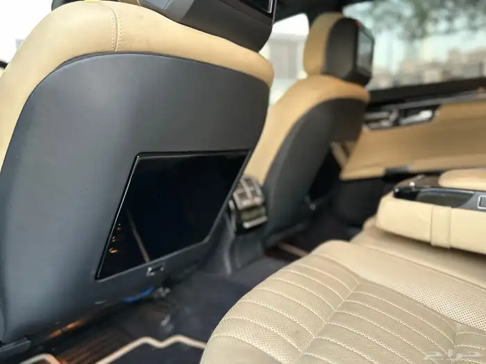 مرسيدس بانوراما مخزن بحالة الوكالة ممشى 77 الف s600 39
