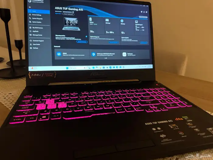GAMING LAPTOP - ASUS TUF A-A15 64GBRAM GFORCE RTX-2050 4G 1